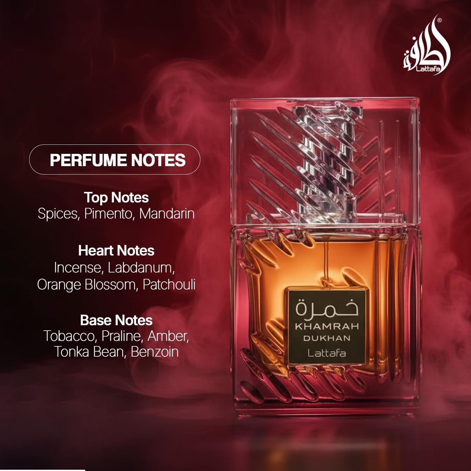 Khamrah Dukhan EDP Perfume By Lattafa 100ml