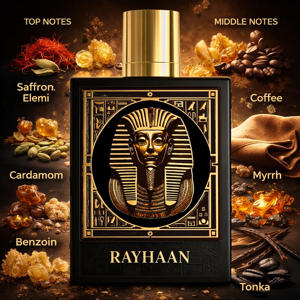 Rayhaan Pharaoh - Long-Lasting Fragrance for Unisex