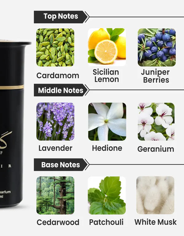 Kaaf Noir Extrait de Parfum 100ml Ahmed Al Maghribi