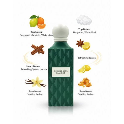 Emerald Soul Diamond Eau de Parfum 150ml by Ibrahim Al Qurashi