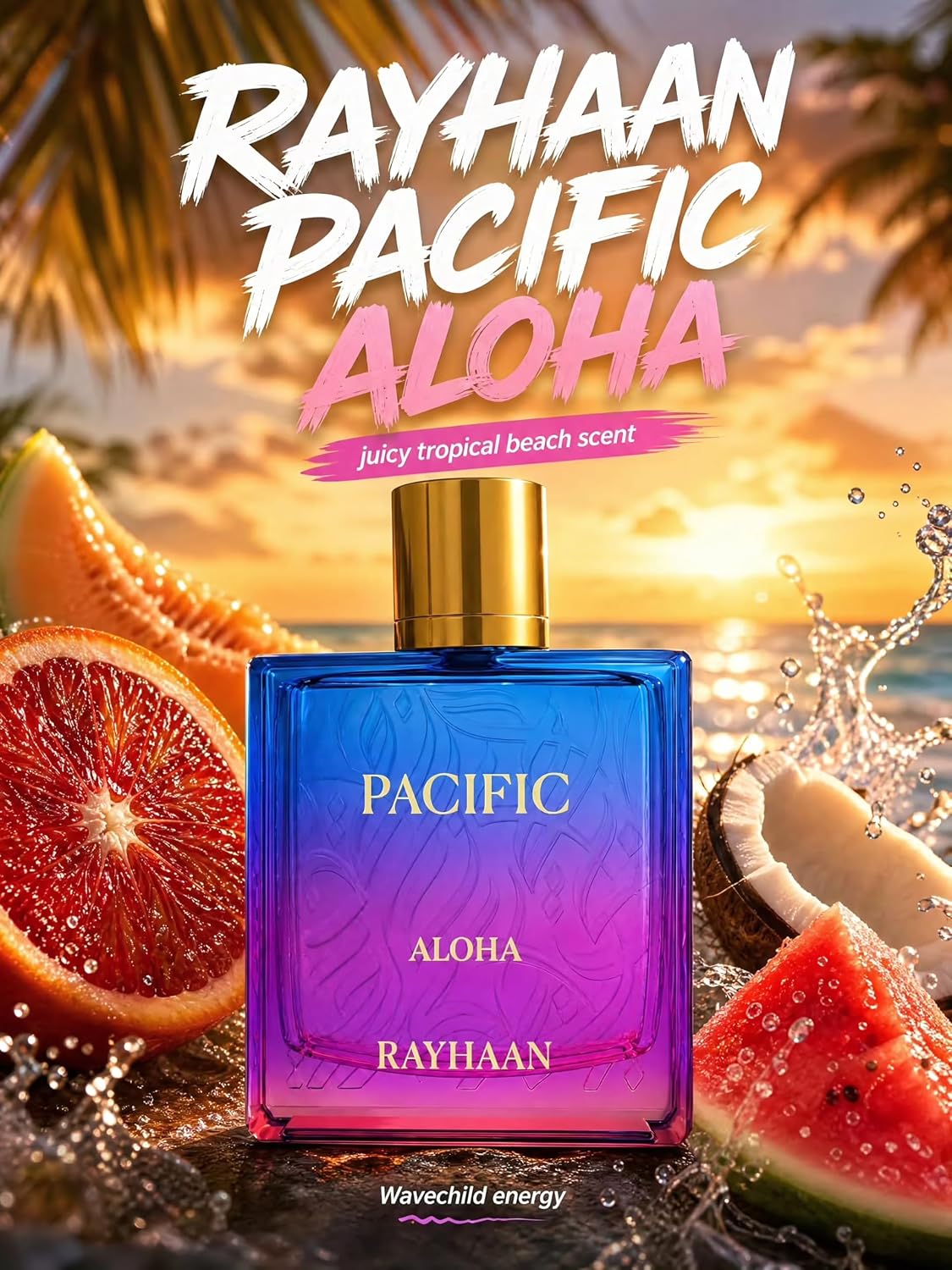 RAYHAAN Pacific Aloha - Long-Lasting Fragrance for Unisex