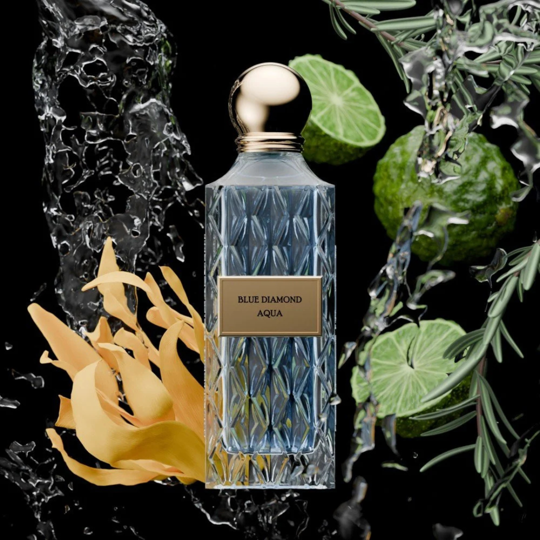 Blue Diamond Aqua Eau de Parfum 150ml by Ibrahim Al Qurashi