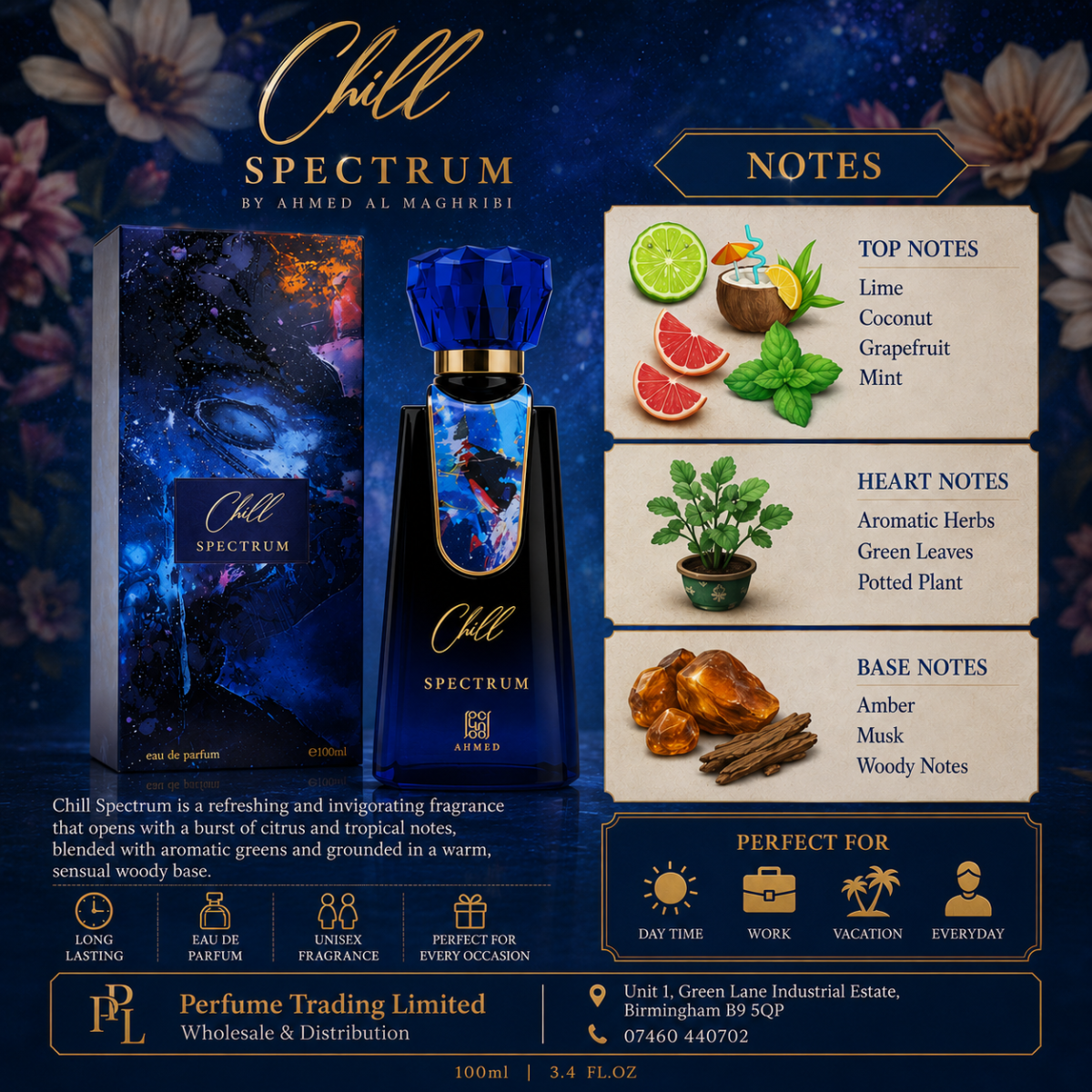 Chill Spectrum Eau de Parfum 100ml Ahmed Al Maghribi